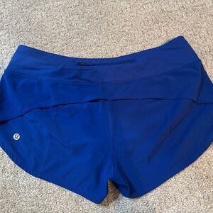 lululemon athletica Vibrant Blue Athletic Shorts